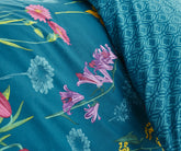 Dreams & Drapes Teal Ingrid Duvet Cover Set Dreams & Drapes Teal Ingrid Duvet Cover Set